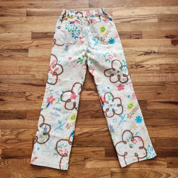 Sundae School spray doodle carpenter pants Sz M - Picture 4 of 8